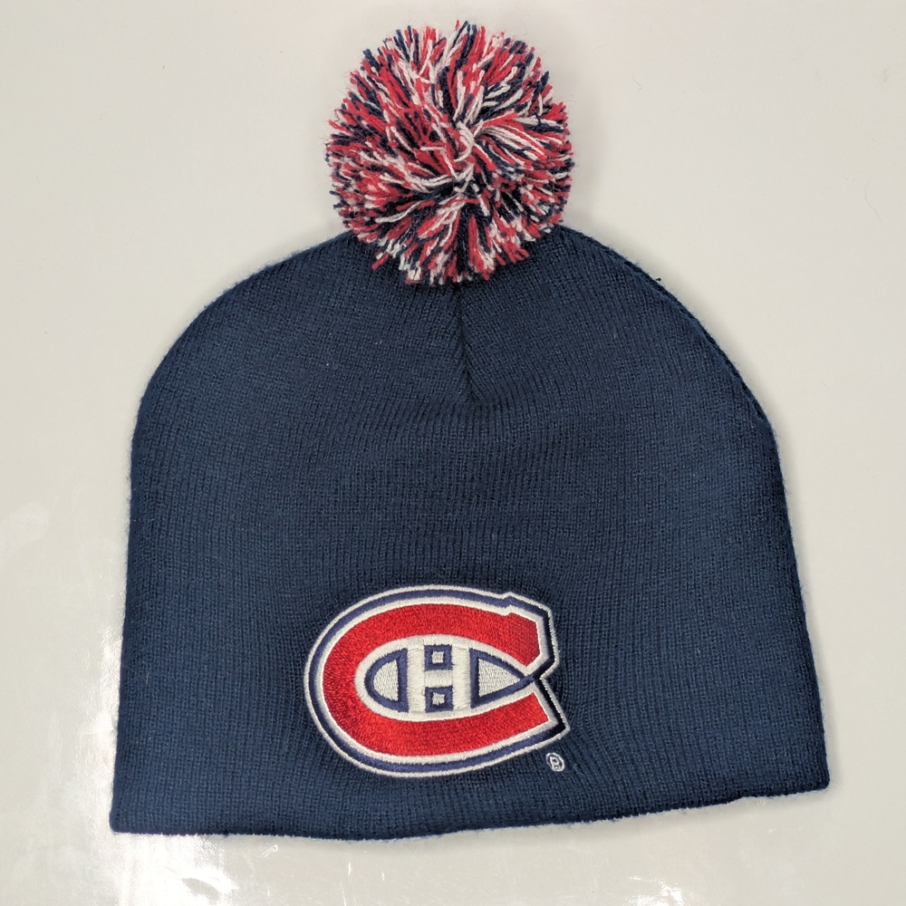 NHL Montreal Canadiens Blue Winter Tuque Pom-Pom Beanie One Size